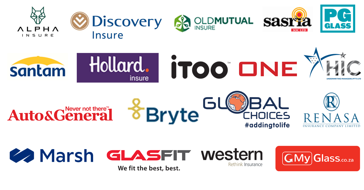 A collage of the 18 official corporate sponsor logos supporting the Insurance Institute of the Eastern Cape.